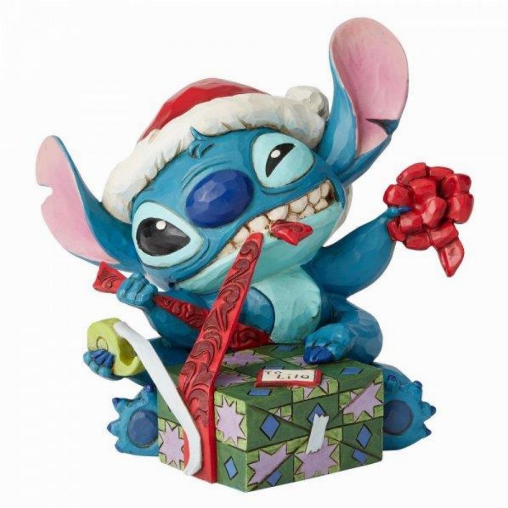 Bad Wrap: Enesco – Stitch with Santa Hat Φιγούρα Αγαλματίδιο (13cm)