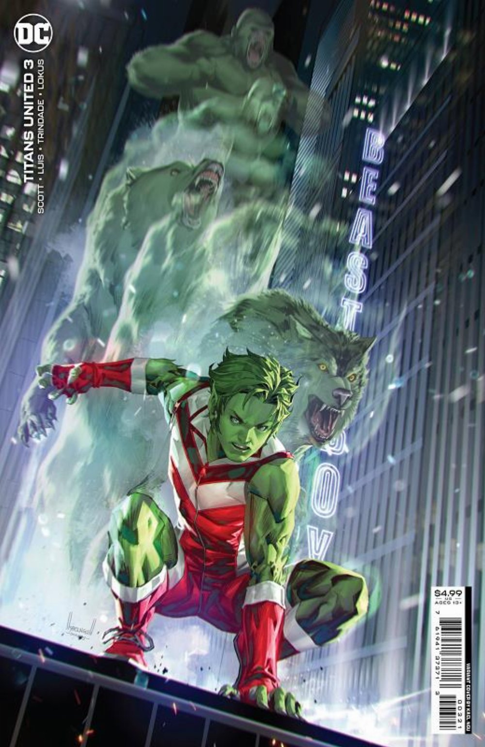Τεύχος Κόμικ Titans United #3 (OF 7) Kael Ngu Cardstock Variant Cover