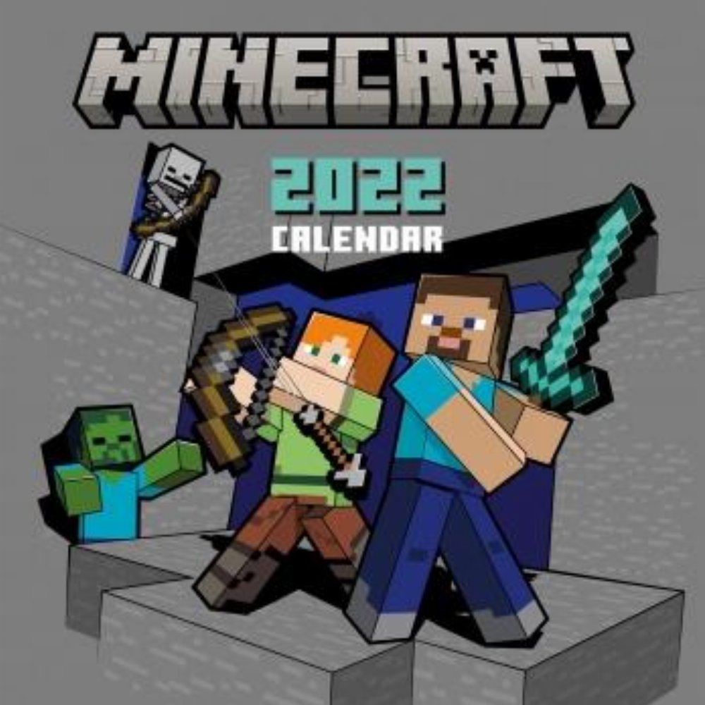 Ημερολόγιο Minecraft – 2022 Square Official Wall Calendar