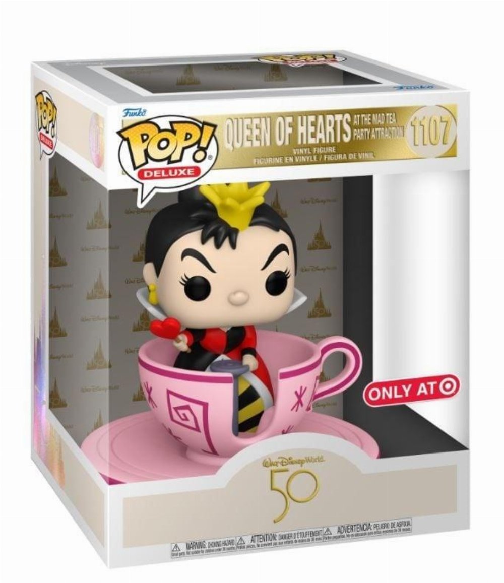 Φιγούρα Funko POP! Deluxe: Disney 50th Anniversary – Queen of Hearts #1107 (Exclusive)
