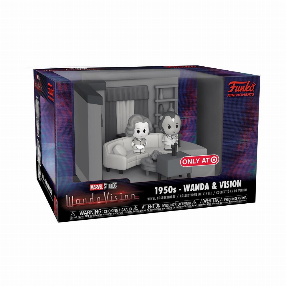 Funko Mini Moments: WandaVision – 1950s Living Room Wanda & Vision Φιγούρα (Exclusive)