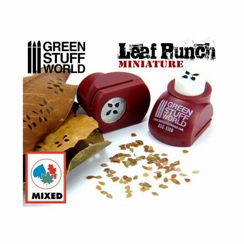 Green Stuff World – Red Miniature Leaf Punch