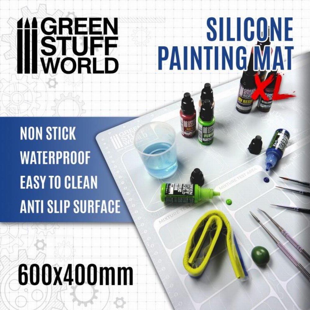 Green Stuff World – Silicone Painting Mat (600x400mm)