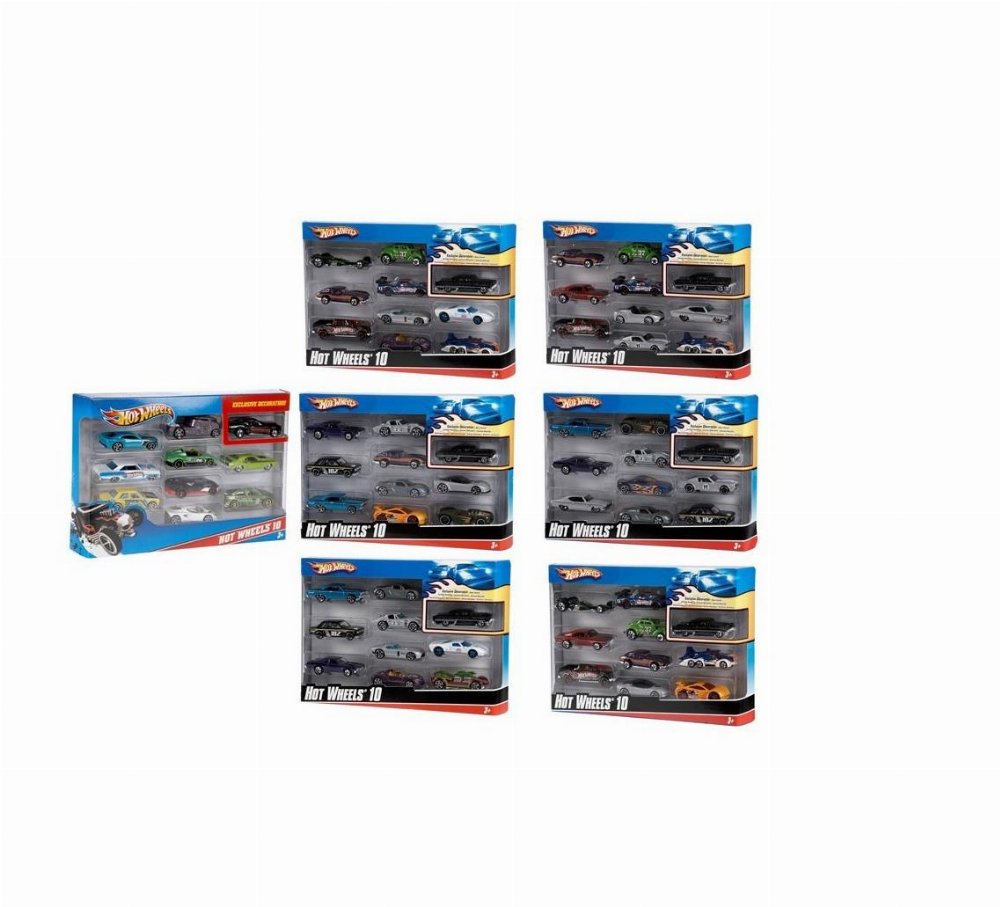 Hot Wheels – Σετ των 10 Αυτοκινήτων (Τυχαία Επιλογή)