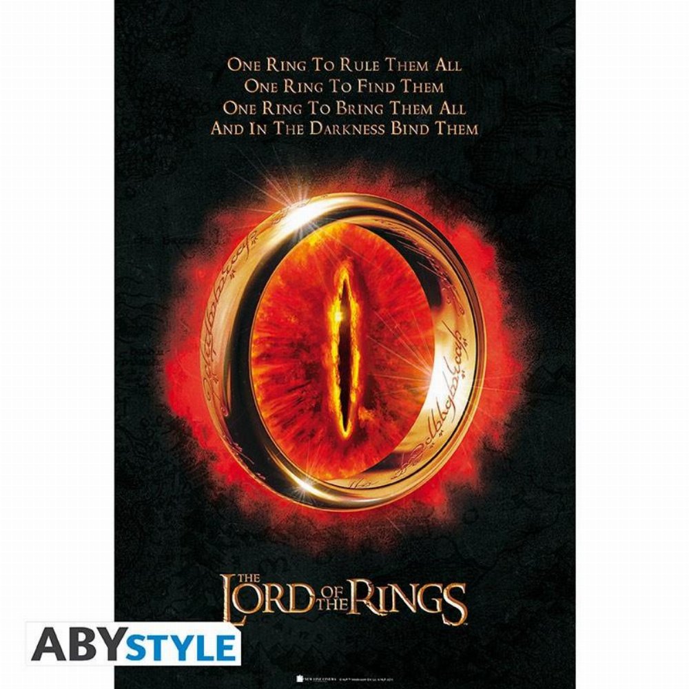 Αυθεντική Αφίσα Lord of the Rings – The One Ring Poster (61x92cm)