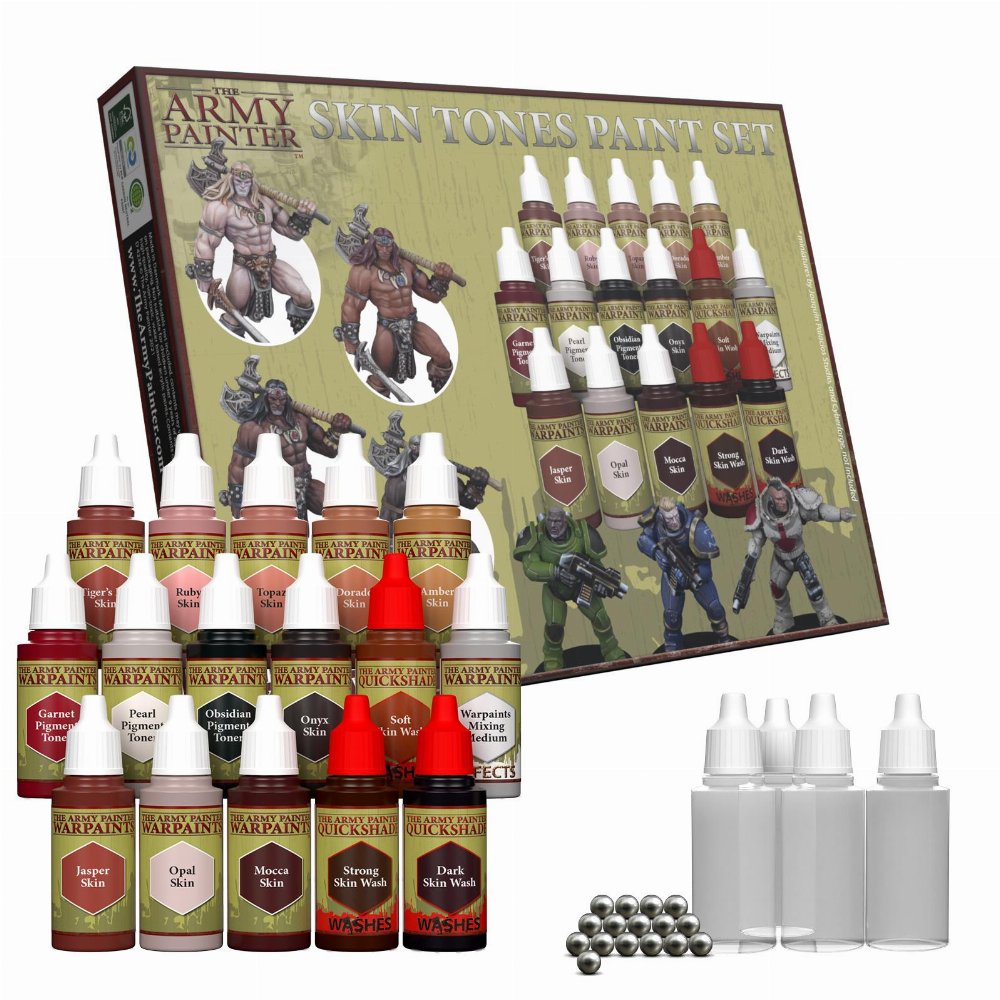 The Army Painter – Skin Tones Paint Set (18 Colours)