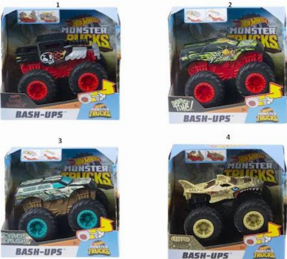 Hot Wheels – Monster Truck Bash-Ups (Τυχαία Επιλογή)