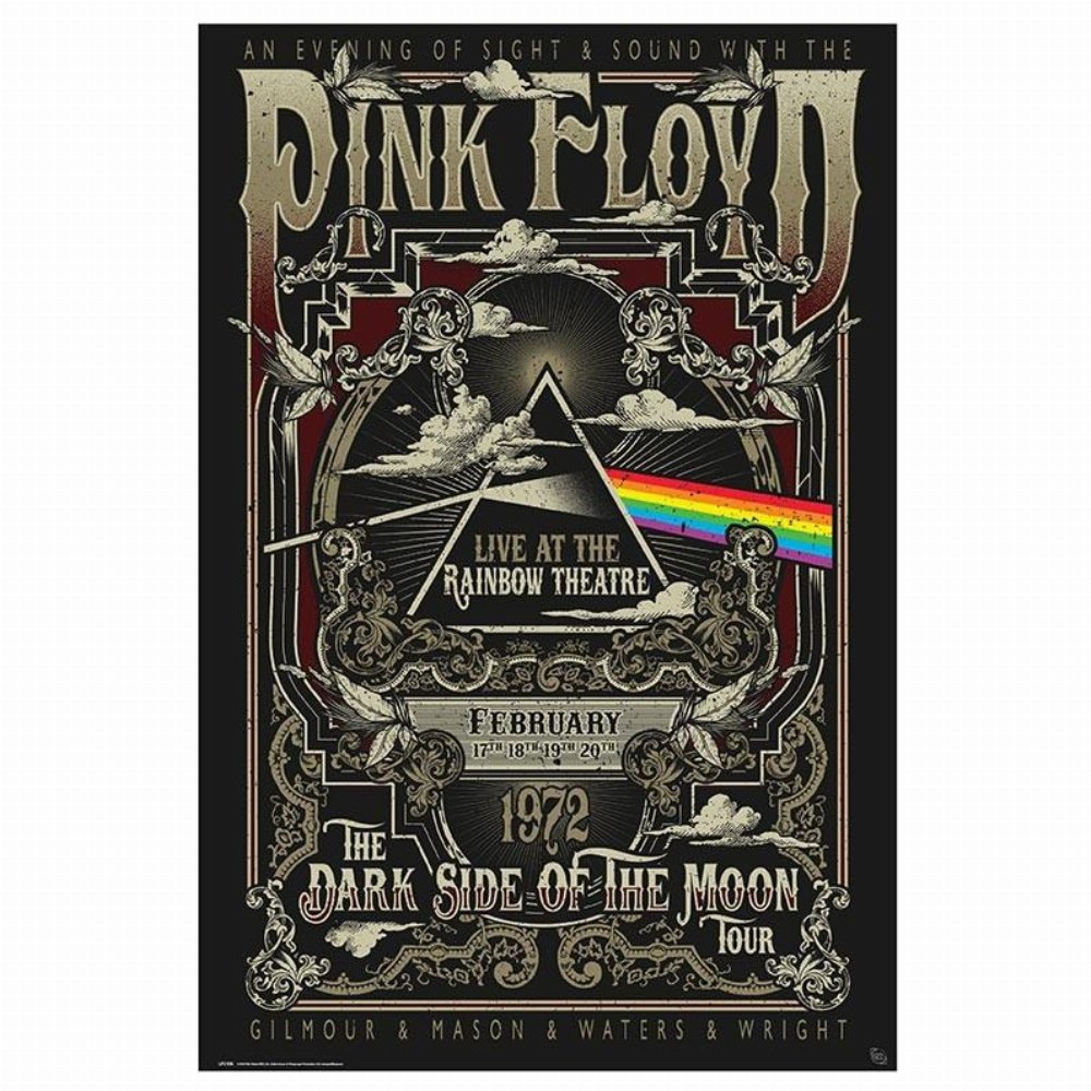 Αυθεντική Αφίσα Pink Floyd – Rainbow Theatre Poster (61x92cm)