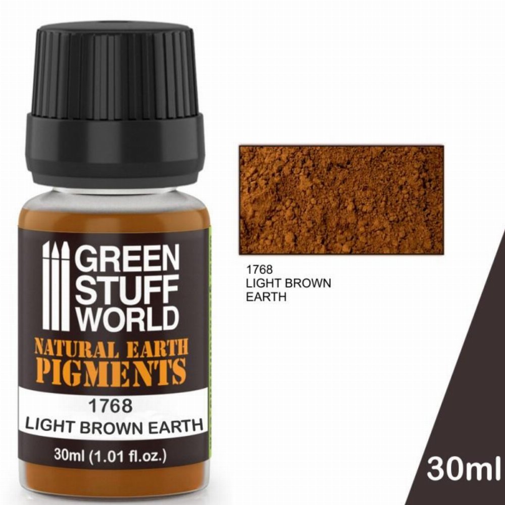 Green Stuff World Pigment – Light Brown Earth Χρώμα Μοντελισμού (30ml)