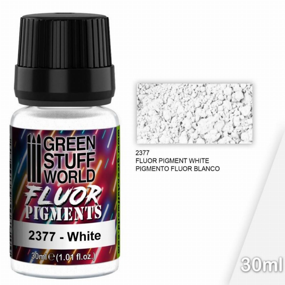 Green Stuff World Fluor Pigment – White Χρώμα Μοντελισμού (30ml)