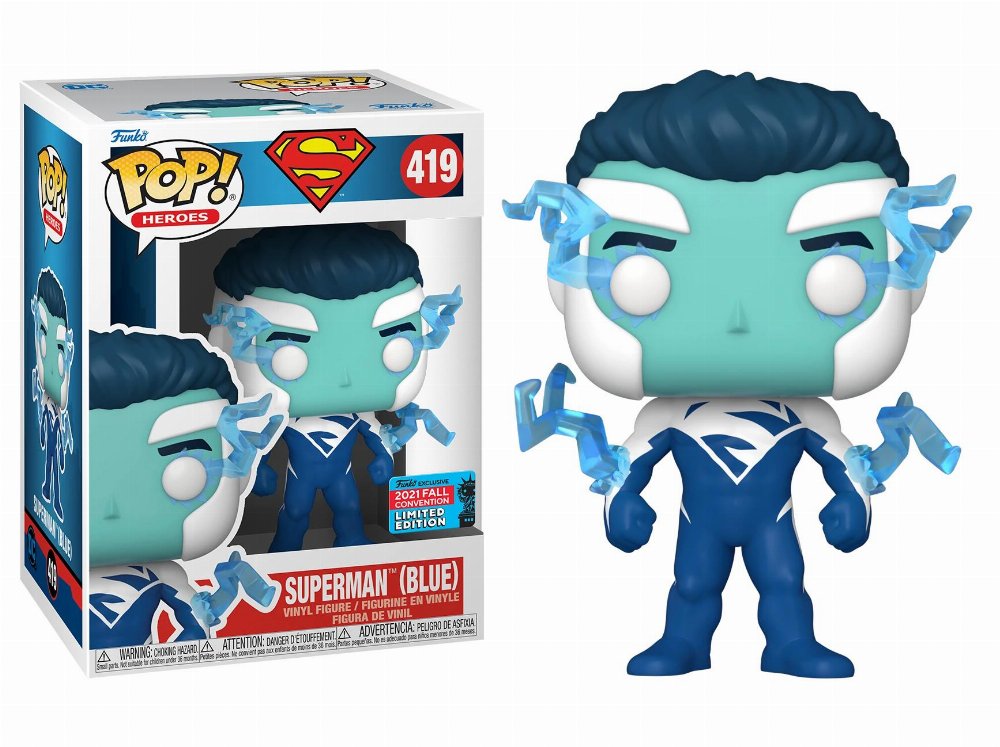 Φιγούρα Funko POP! DC Heroes – Superman (Blue) #419 (ECCC 2021 Exclusive)