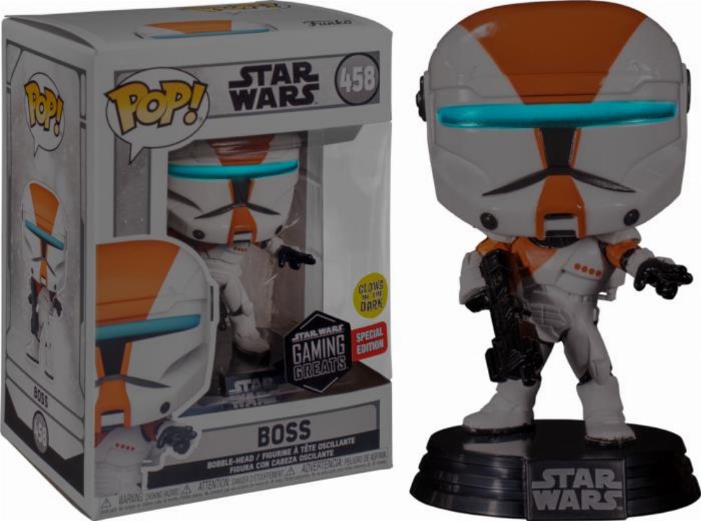 Φιγούρα Funko POP! Star Wars – Boss (GITD) #458 (Gaming Greats Exclusive)