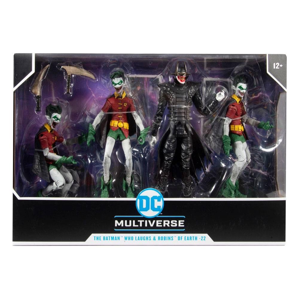 DC Multiverse – The Batman Who Laughs with the Robins of Earth Φιγούρα Δράσης Set (18cm)
