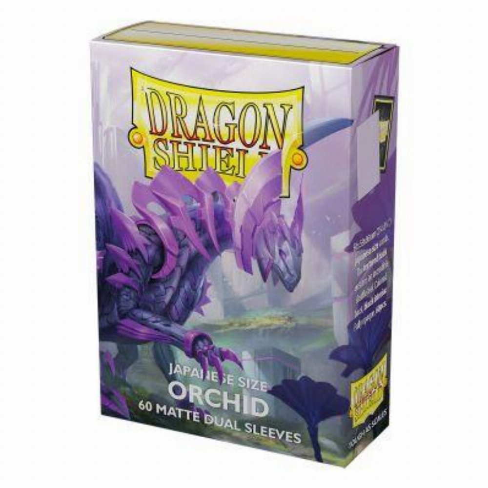 Dragon Shield Sleeves Japanese Small Size – Matte Dual Orchid (60 Sleeves)
