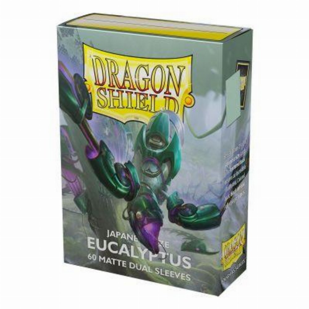 Dragon Shield Sleeves Japanese Small Size – Matte Dual Eucalyptus (60 Sleeves)