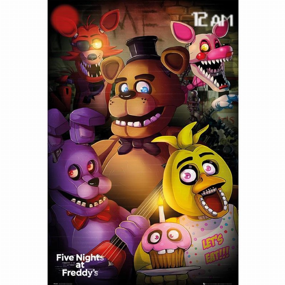 Αυθεντική Αφίσα Five Nights at Freddy’s – Group Poster (61x92cm)