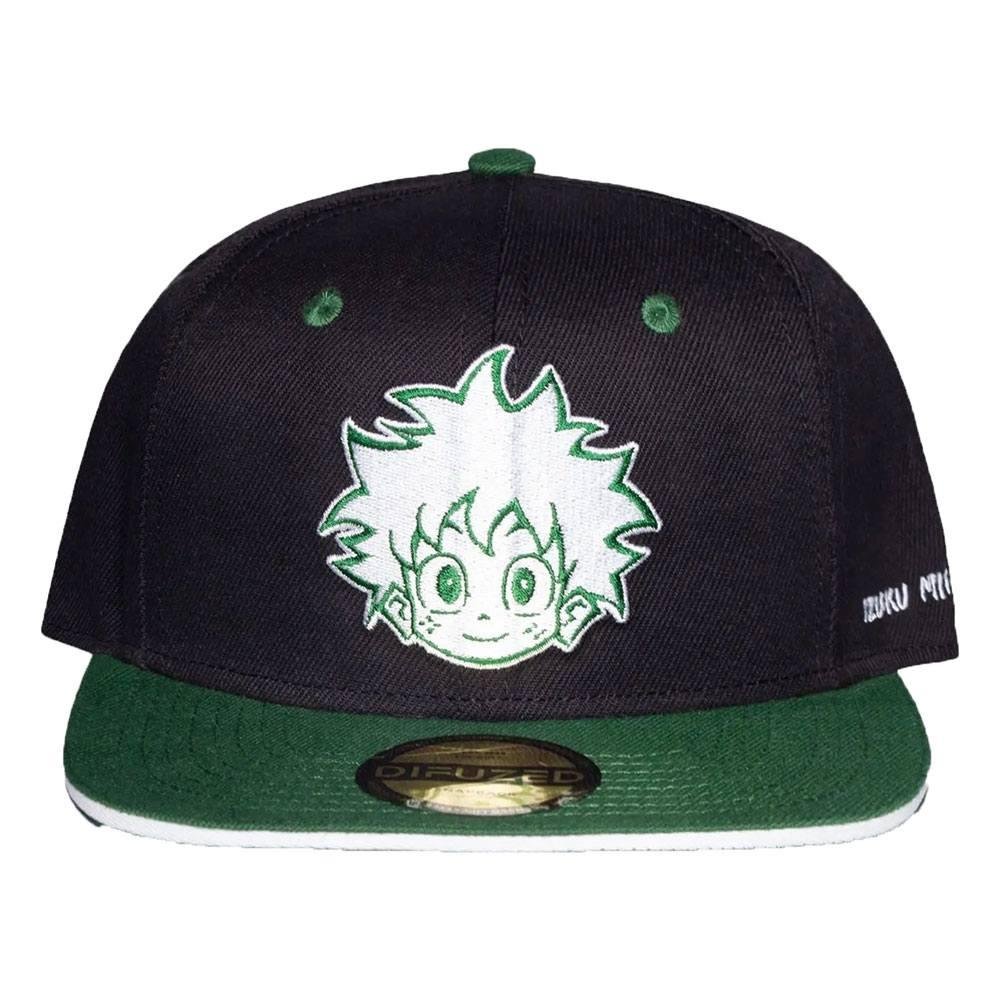 Καπέλο My Hero Academia – Izuku Midoriya Black Snapback Cap