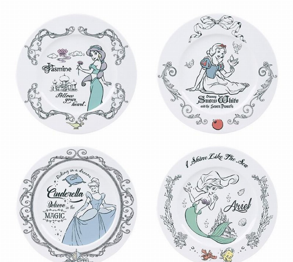 Σετ Πιάτων Disney – Princesses 4-Pack Plates (21cm)