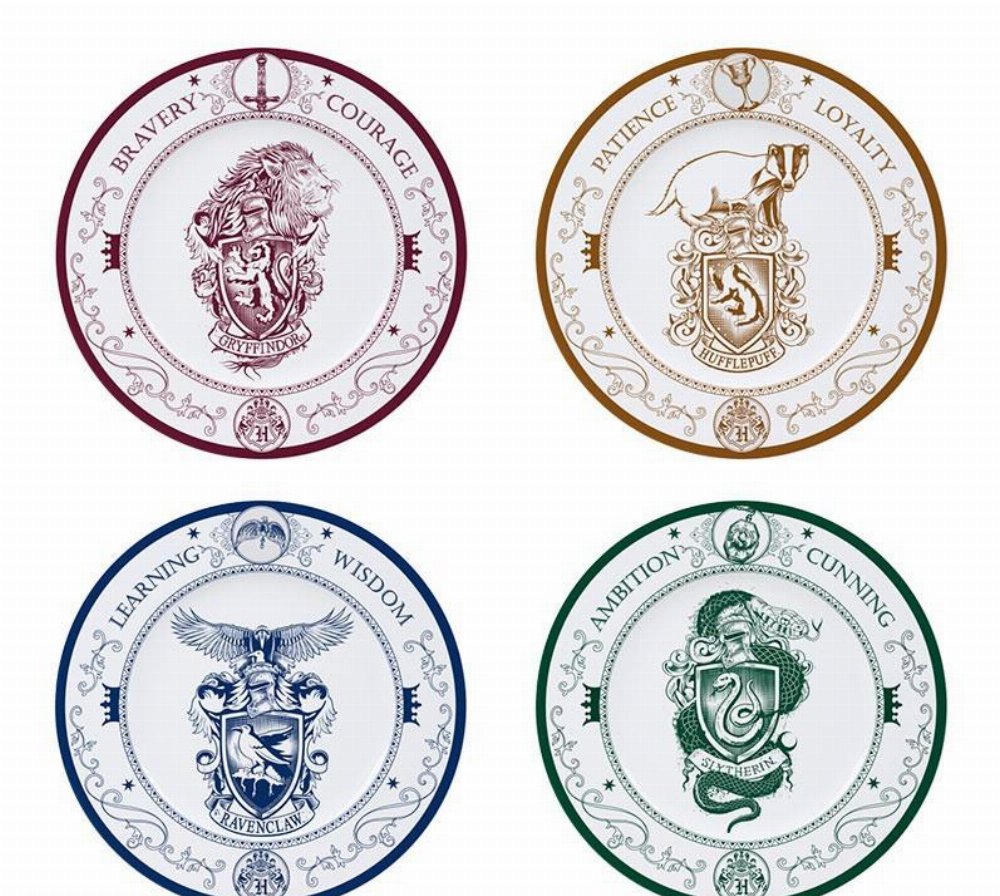 Harry Potter – Hogwarts Houses 4-Pack Σετ Πιάτων (21cm)