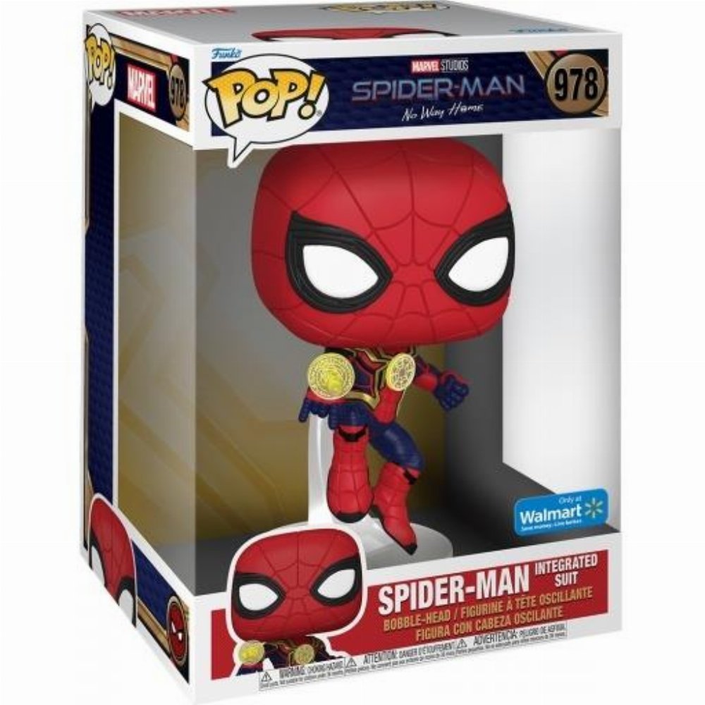 Φιγούρα Funko POP! Spider-Man: No Way Home – Spider-Man (Integrated Suit) #978 Jumbosized (Exclusive)