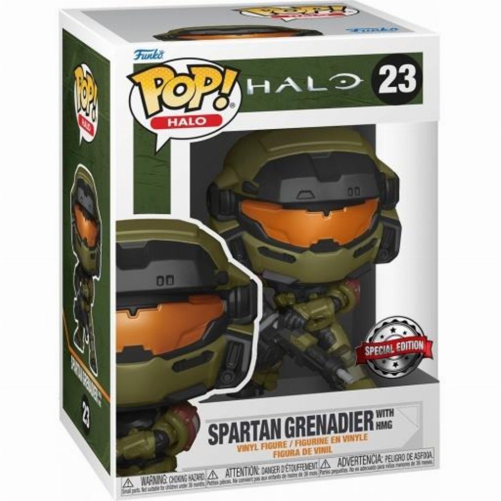 Φιγούρα Funko POP! Halo Infinite – Spartan Grenadier with HMG #23 (Exclusive)