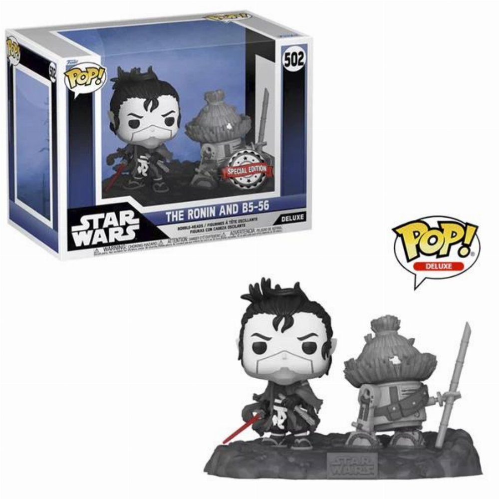 Φιγούρα Funko POP! Deluxe: Star Wars – The Ronin and B5-56 #502 (Exclusive)