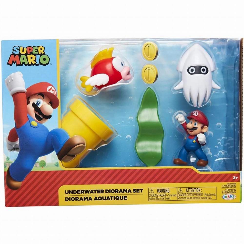Super Mario – Underwater Diorama Set (6cm)