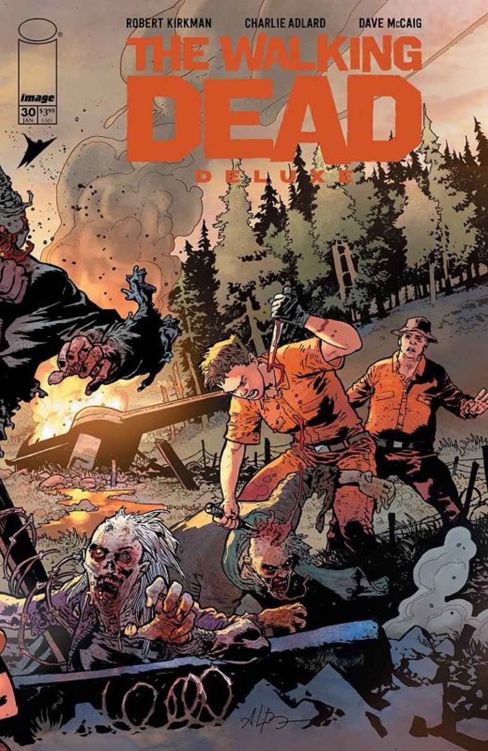 Τεύχος Κόμικ The Walking Dead Deluxe #30 Cover C