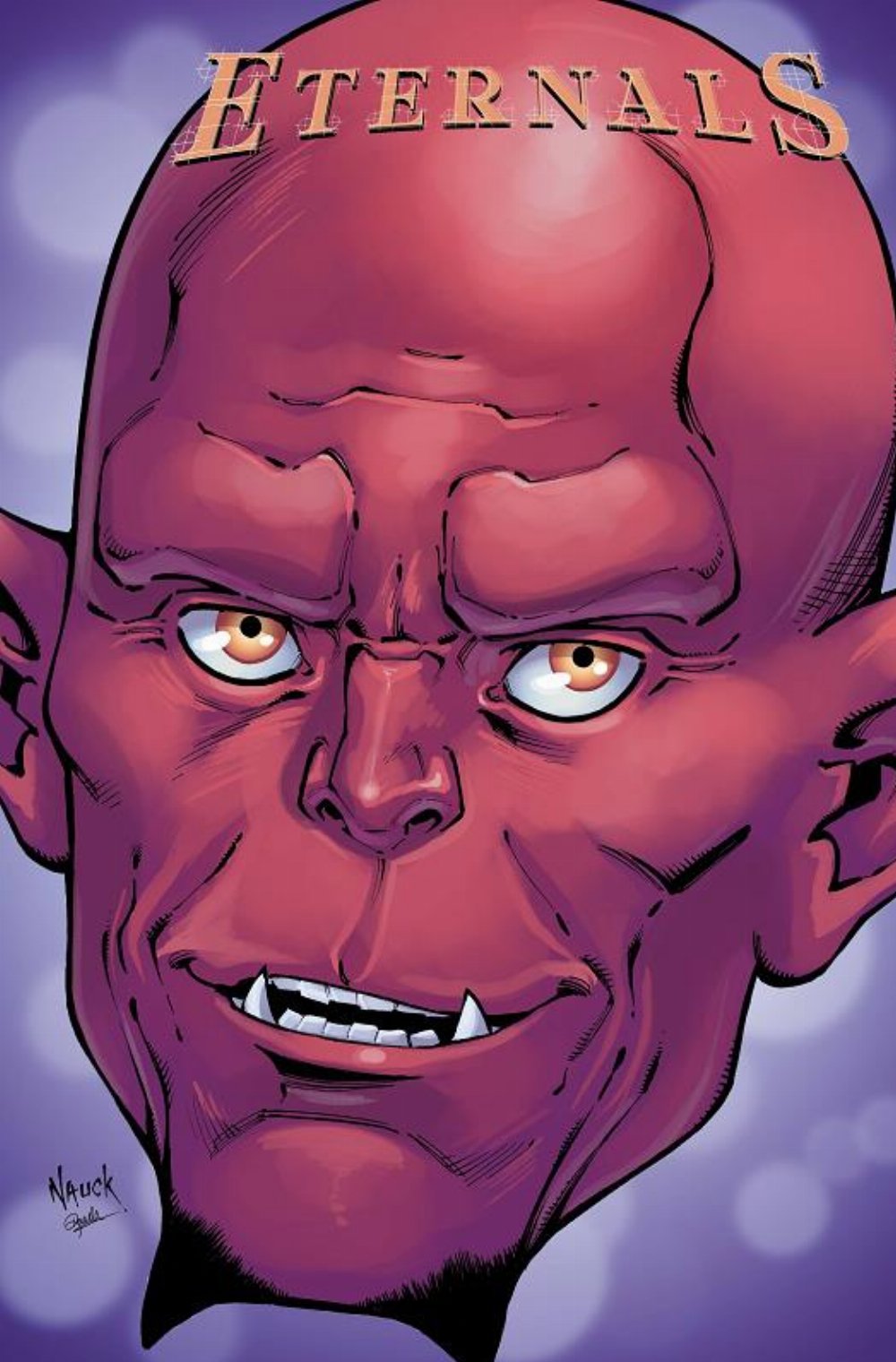 Τεύχος Κόμικ Eternals #09 Nauck Headshot Variant Cover