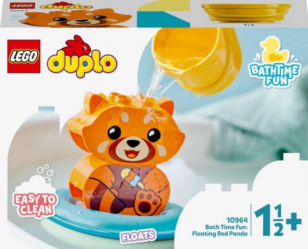 LEGO Duplo – Bath Time Fun: Floating Red Panda (10964)