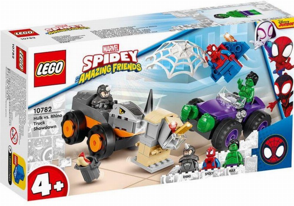 LEGO Marvel Super Heroes – Spidey And His Amazing Friends Hulk vs. Rhino Truck Showdown (10782)