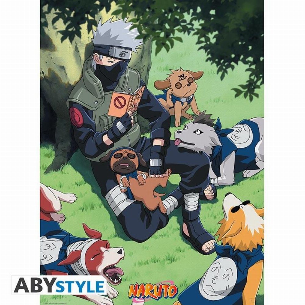 Naruto – Kakashi and Dogs Poster Αυθεντική Αφίσα (52x38cm)