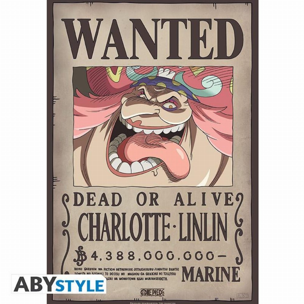 One Piece – Wanted Big Mom Αυθεντική Αφίσα (52x38cm)