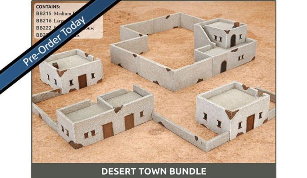 Flames of War – North Africa: Desert Town Bundle
