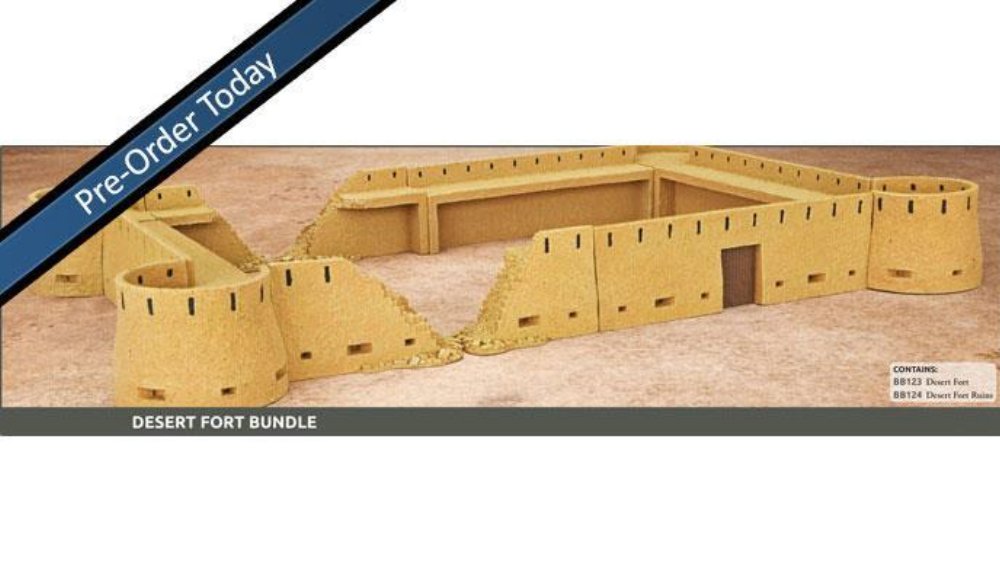 Flames of War – North Africa: Desert Fort Bundle