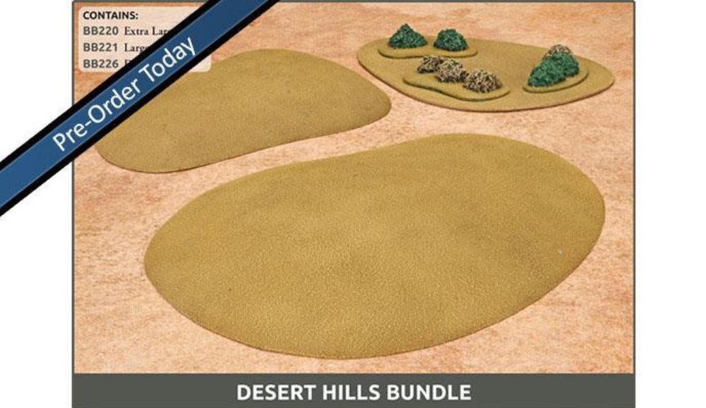 Flames of War – North Africa: Desert Hills Bundle