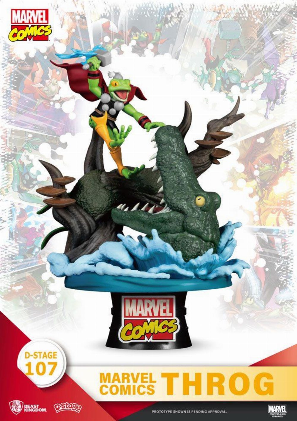Marvel Comics: D-Stage – Throg Φιγούρα Αγαλματίδιο (17cm)