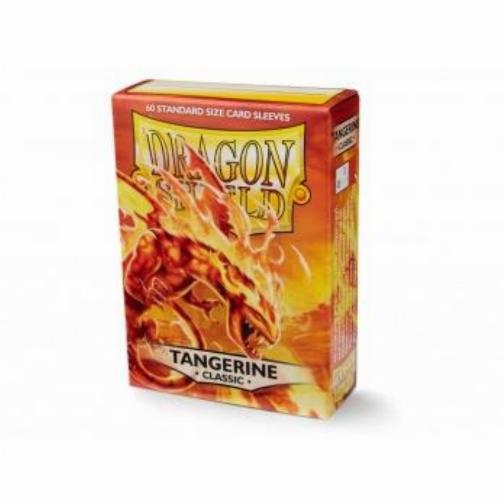Dragon Shield Sleeves Standard Size – Tangerine (60 Sleeves)