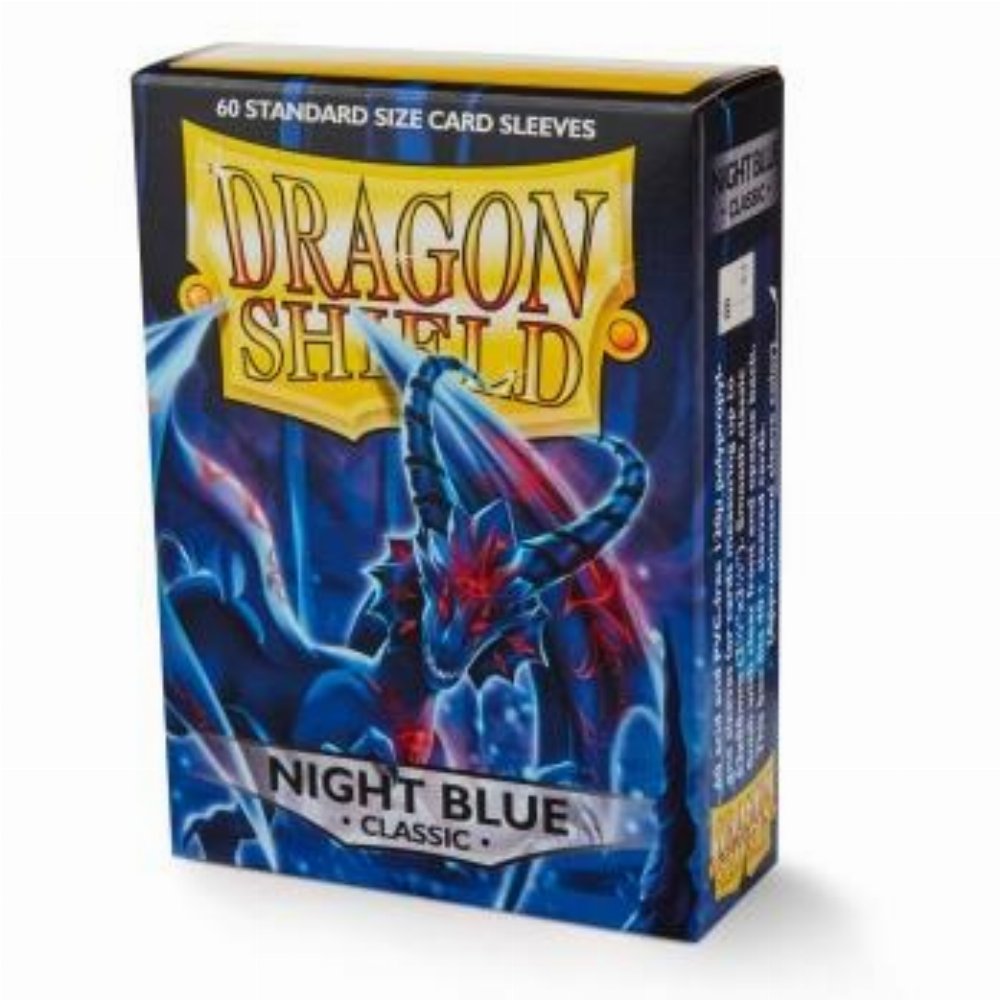 Dragon Shield Sleeves Standard Size – Night Blue (60 Sleeves)