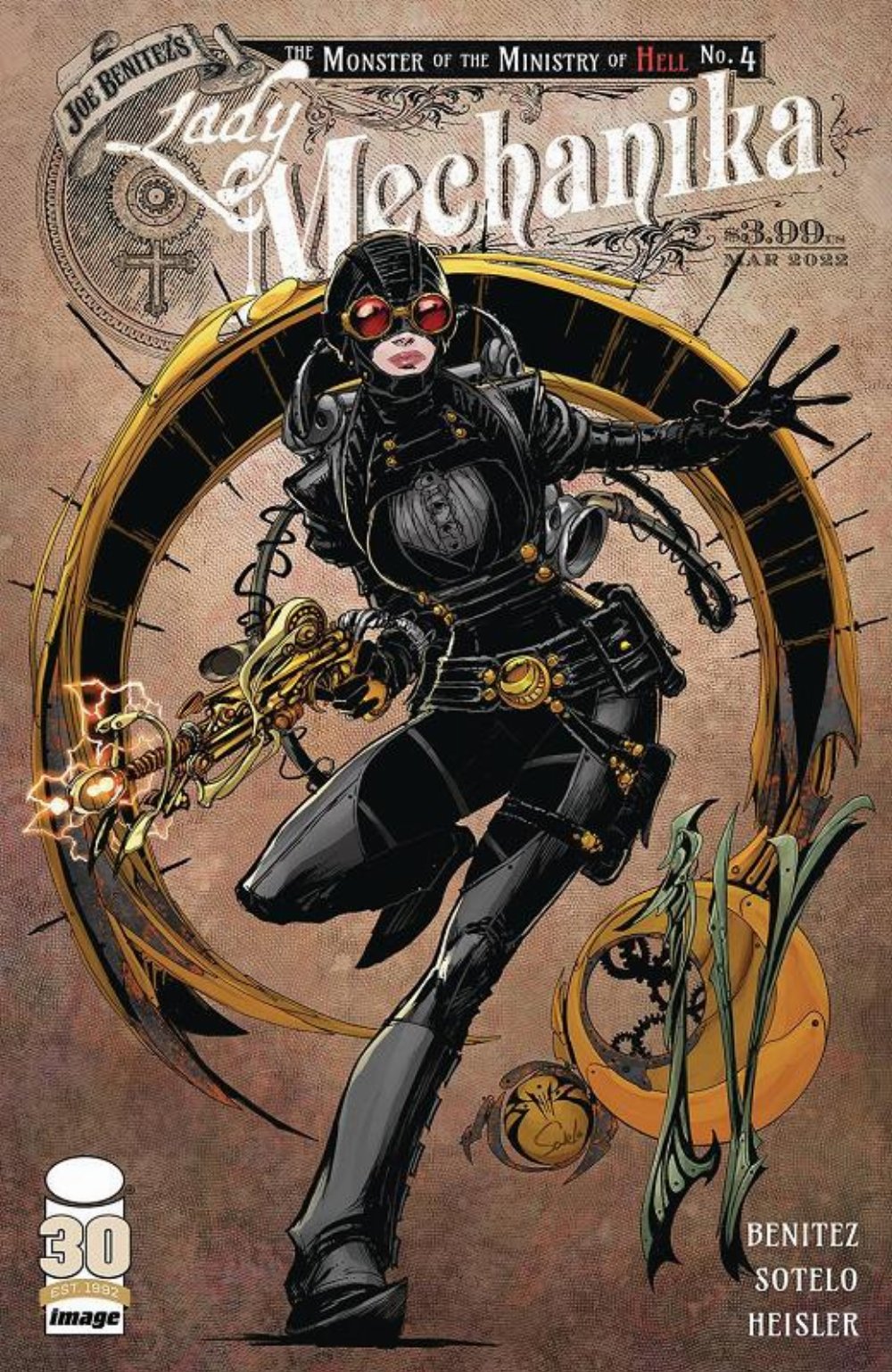 Τεύχος Κόμικ Lady Mechanika The Monster Of The Ministry Of Hell #4 (Of 4)