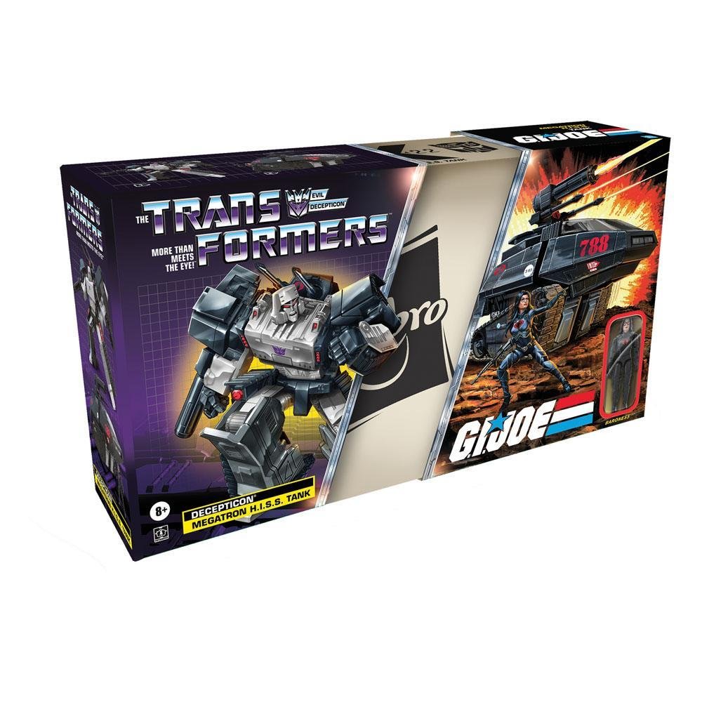 Transformers x G.I. Joe Mash-Up – Megatron H.I.S.S. Tank with Cobra Baroness Φιγούρα Δράσης (27cm)