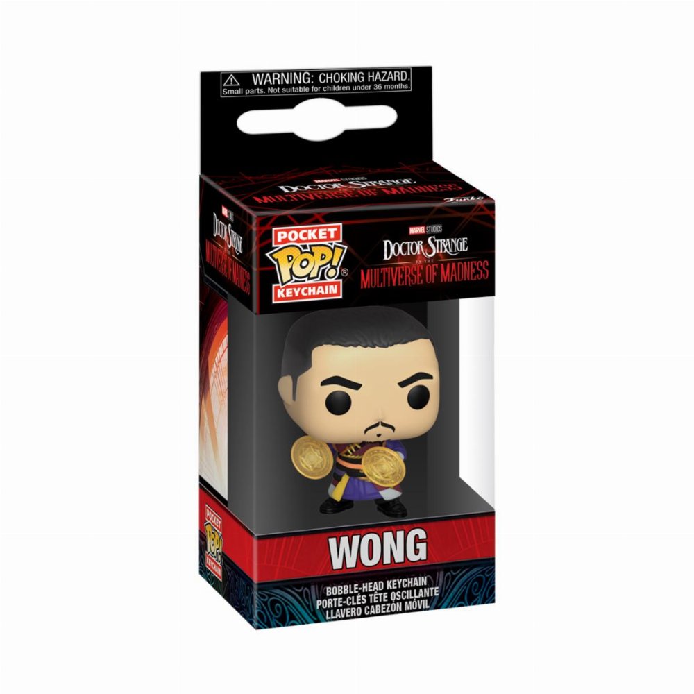 Funko Pocket POP! Μπρελόκ Marvel: Doctor Strange in the Multiverse of Madness – Wong Figure