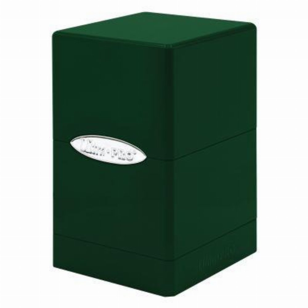 Ultra Pro Satin Tower Deck Box – Hi-Gloss Emerald Green