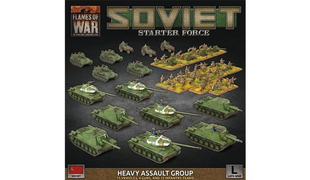 Flames of War – Soviet Starter Force: Heavy Assault Group
