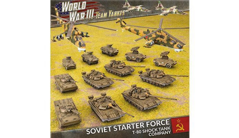 World War 3: Team Yankee – Soviet Starter Force: T-80 Shock Tank Company
