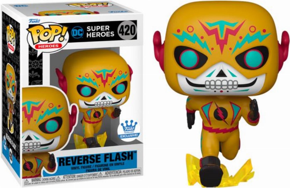 Φιγούρα Funko POP! DC Heroes: Dia De Los DC – Reverse Flash #420 (Funko-Shop Exclusive)