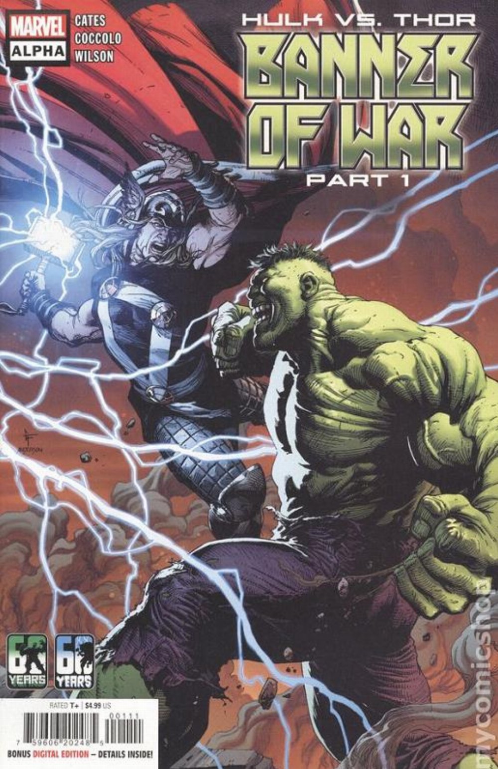 Τεύχος Κόμικ Hulk Vs. Thor Banner Of War Alpha #1