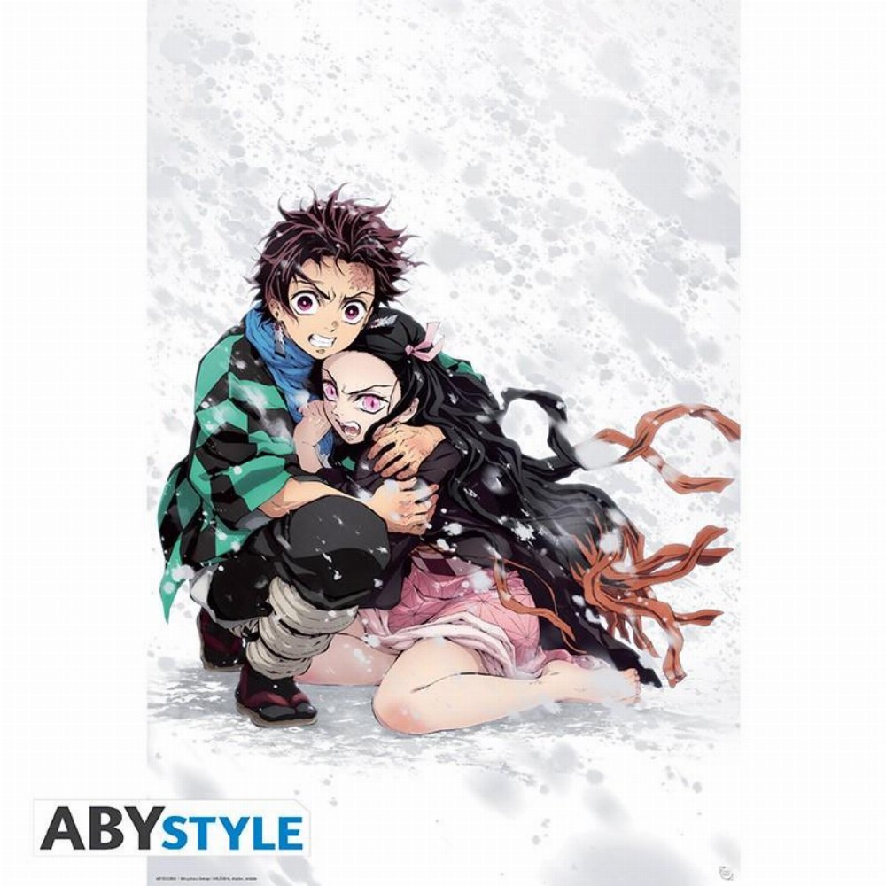 Demon Slayer: Kimetsu no Yaiba – Tanjiro & Nezuko Snow Αυθεντική Αφίσα (92x61cm)
