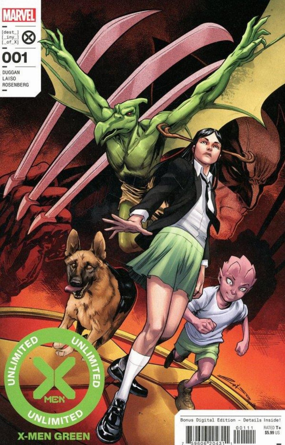 Τεύχος Κόμικ X-Men Unlimited X-Men Green #1 (Of 2)
