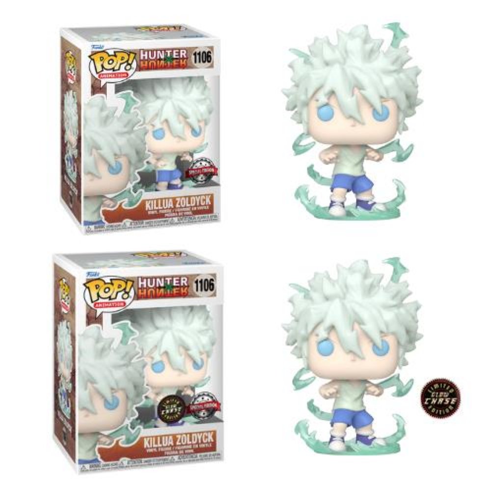 Φιγούρες Funko POP! Bundle of 2: Hunter X Hunter – Killua Zoldyck #1106 & Chase (Exclusive)